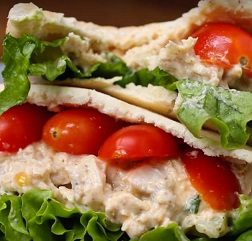Healthy Meal-Prep Chicken Salad Pockets - 4 Servings