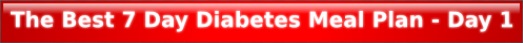 The Best 7 Day Diabetes Meal Plan - Day 1