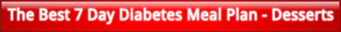 The Best 7 Day Diabetes Meal Plan - Desserts