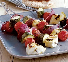 Halloumi Kebabs