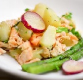 Hot Smoked Salmon And New Potato Salad