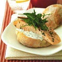 Grilled Salmon in Ciabatta