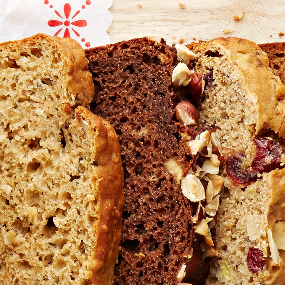 Cocoa Hazelnut Banana Bread