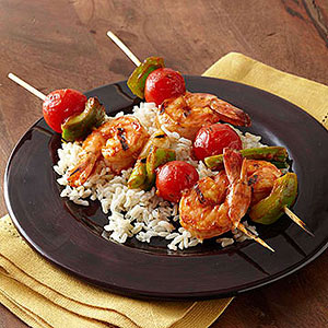 Lemon-Chili Shrimp Skewers